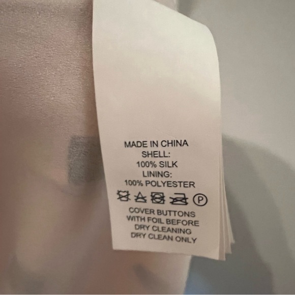 Kate Spade shell 100% silk Women's small Pink Nail Polish Button Dress - Picture 6 of 7